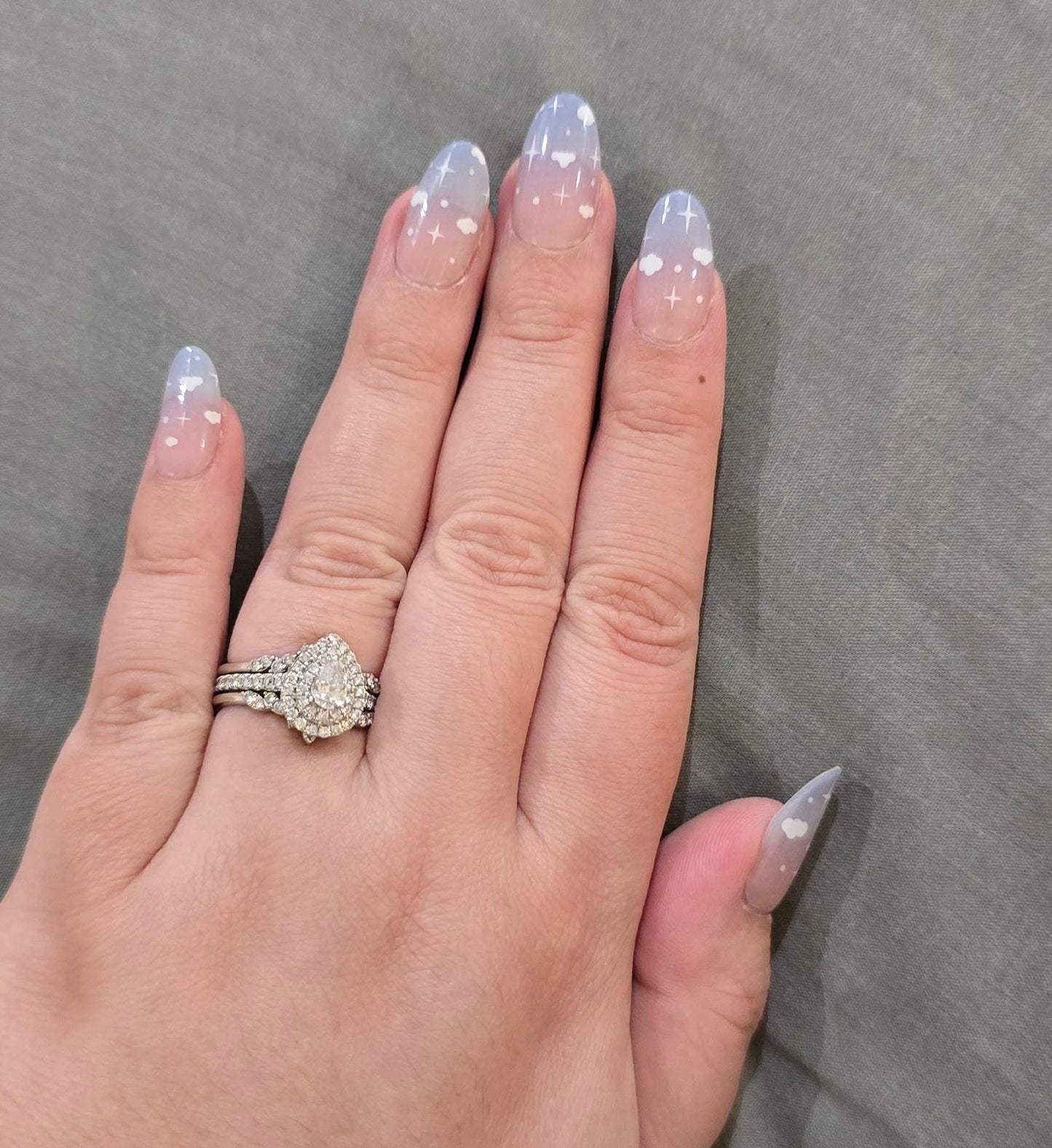 Cloudy Daydream DIY Semicured Gel Nail Sticker Kit