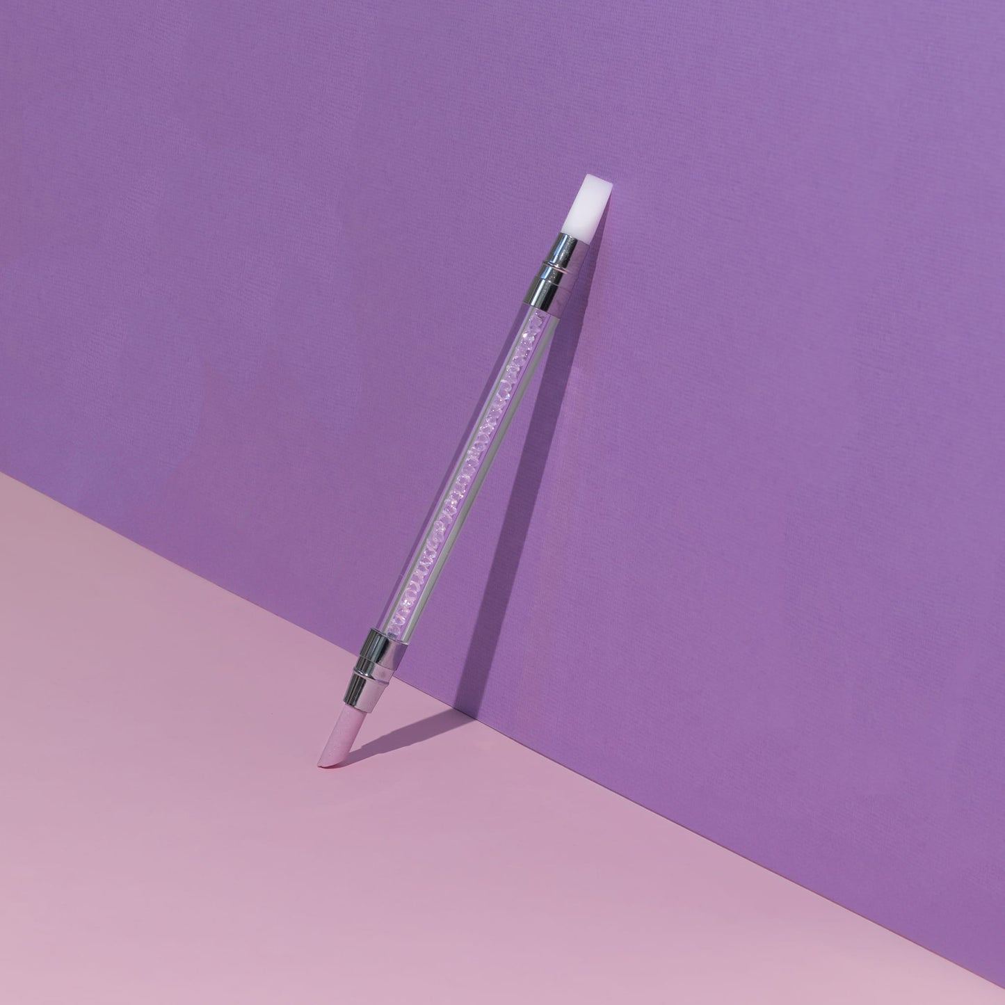 Dual Ended Silicone Pusher/Quartz Cuticle Nail Remover Pen