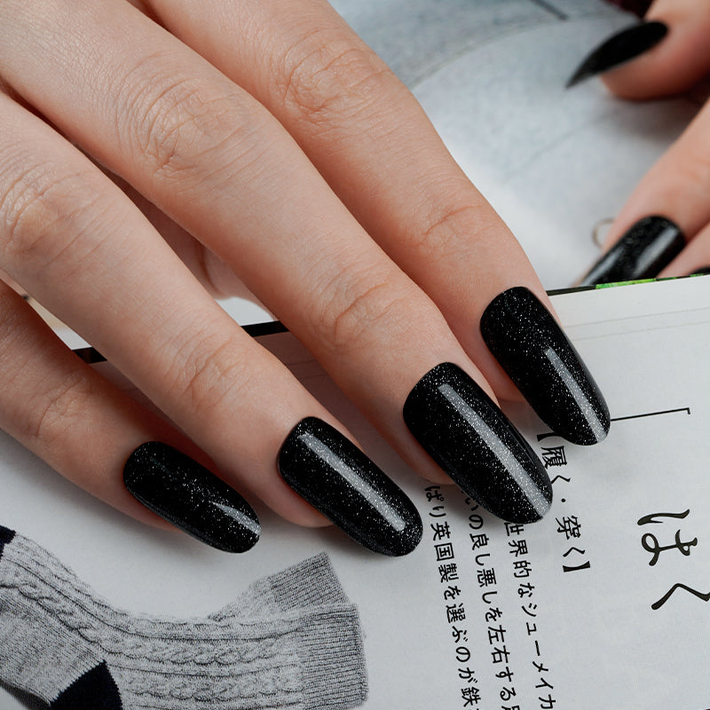 Space Dust Shimmer DIY Semicured Gel Nail Sticker Kit