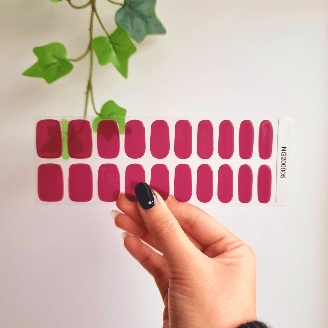 Gellae Sweet Cherry DIY Semicured Gel Nail Sticker Wrap Kit