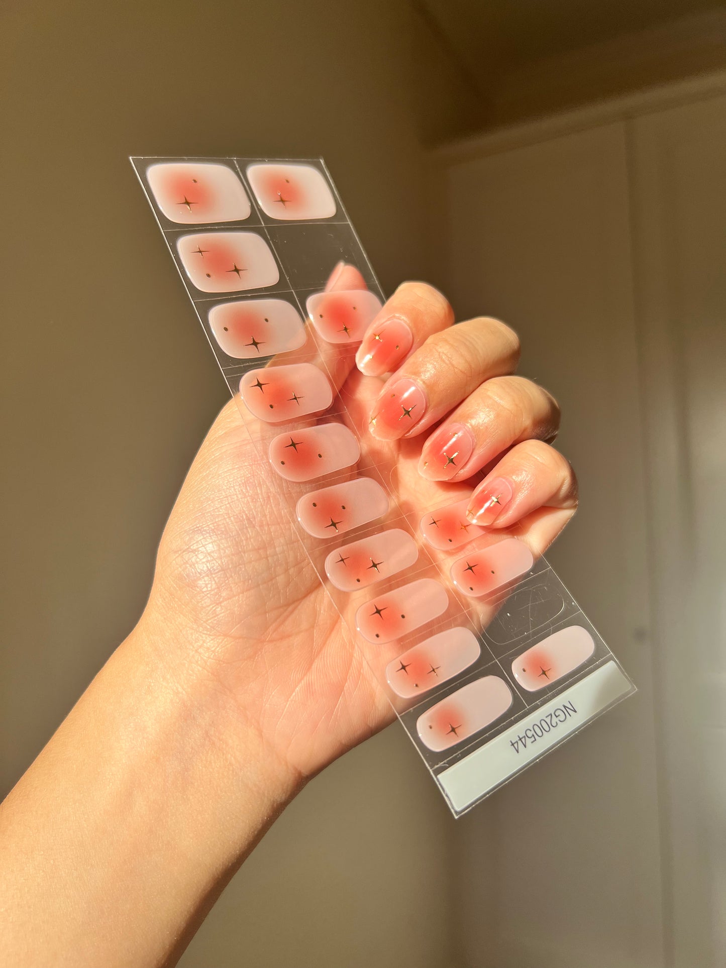 NUEVO Kit de pegatinas para uñas de gel semicuradas "Estrellas Celestiales" de Luna