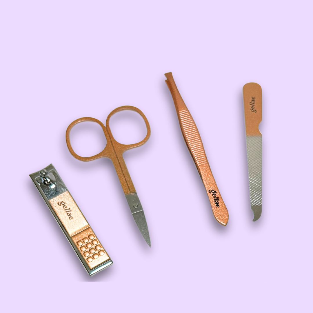 NEW Mini Manicure Kit With Pouch (4 pc set) (UK ONLY)