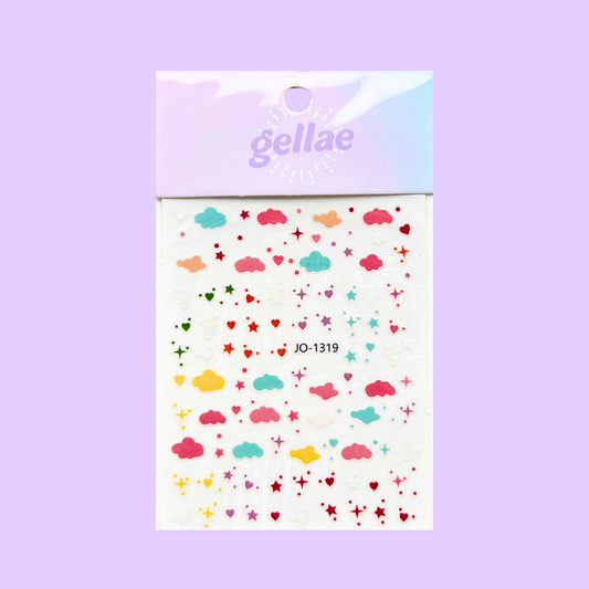 Jule neglemærkater DIY Semicured Gel Negle Sticker Kit (Jule Limited Edition)