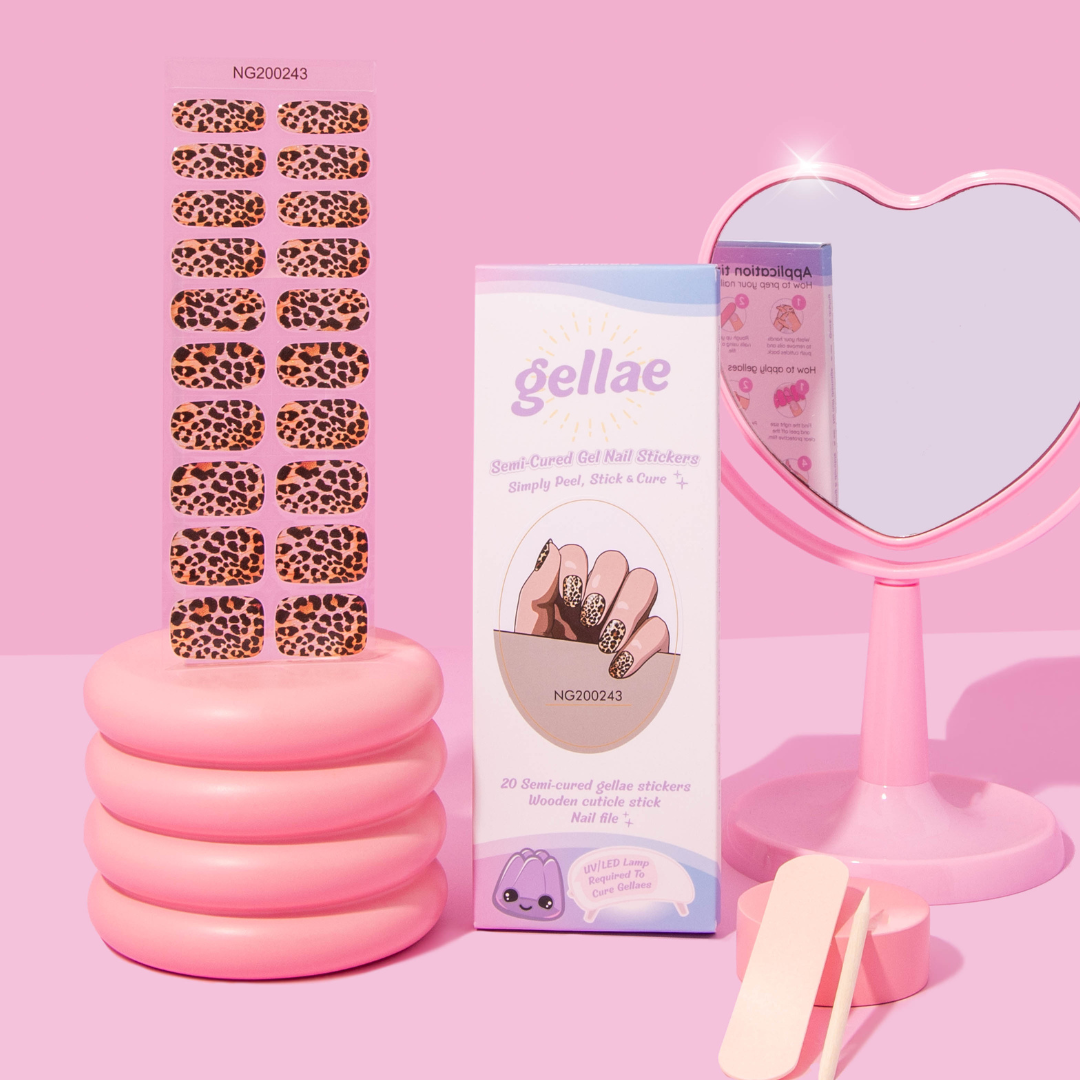 NEW Cheetah Girls DIY Semicured Gel Nail Sticker Kit