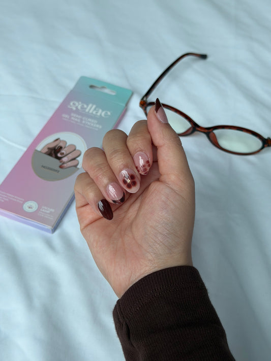 NEW Warm Safari Nights DIY Semicured Gel Nail Sticker Kit