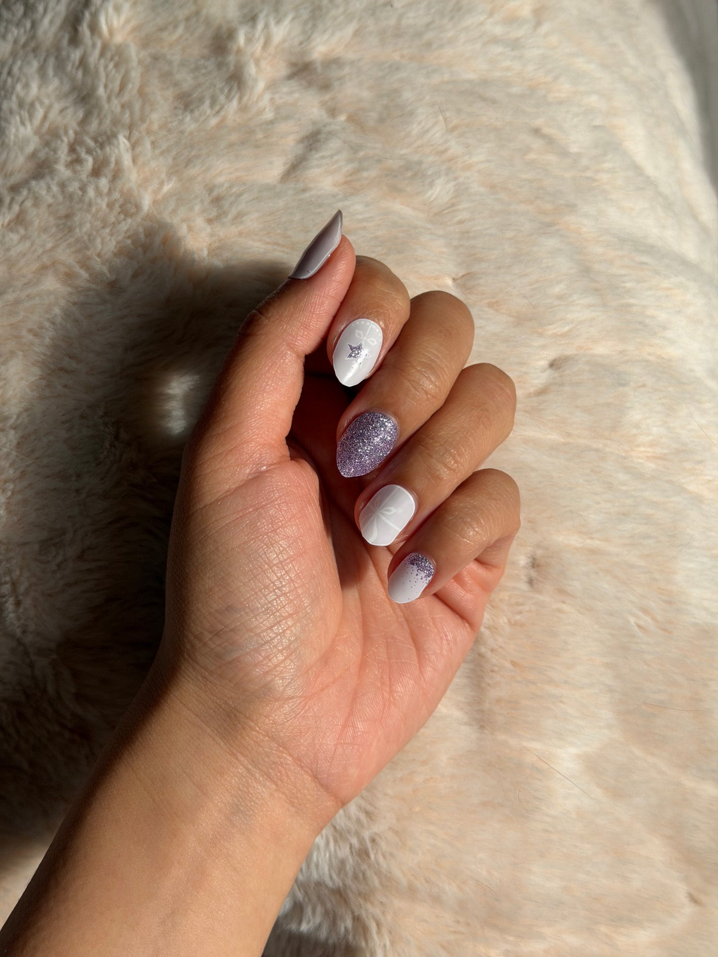 NEW Periwinkle Starbow DIY Semicured Gel Nail Sticker Kit