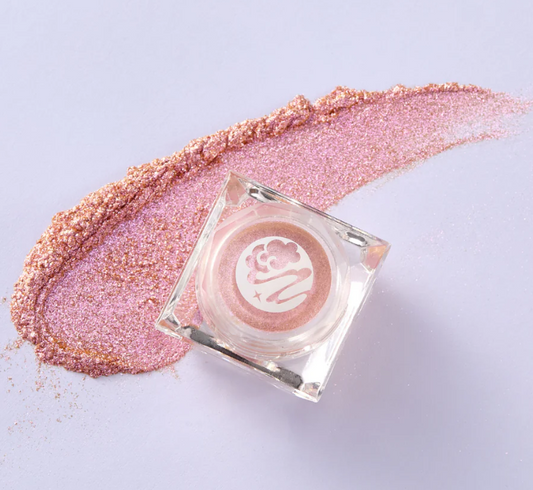 Cloudicos Cosmic Eyelights Glitter Eyeshadow- Equinox/ Hyaluronic Love Lip Stain- Amor