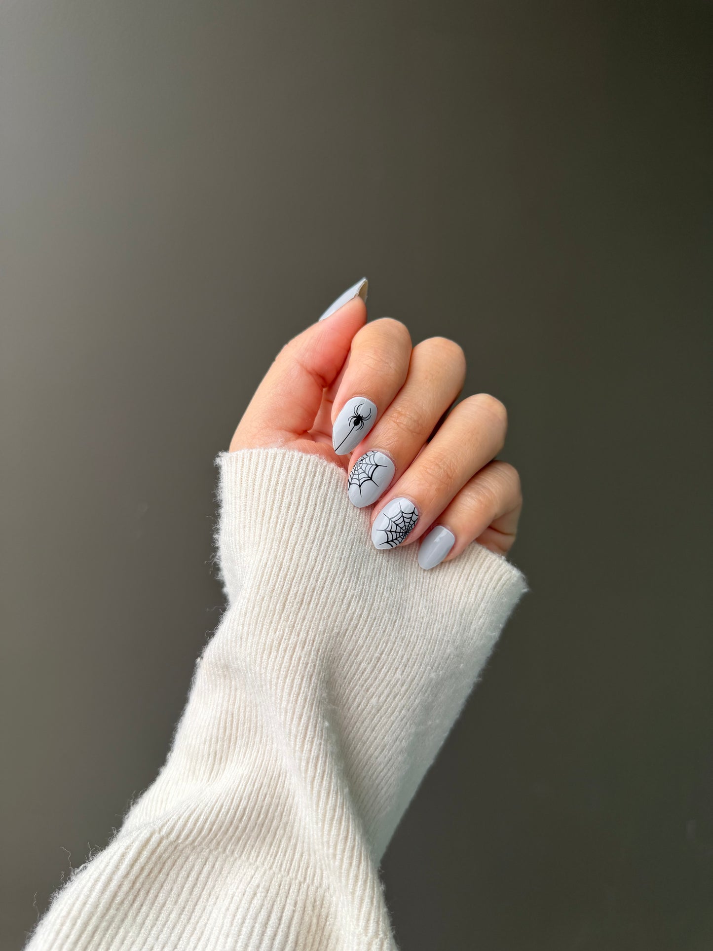 NEW Spider After Dark DIY Semicured Gel Nail Sticker Kit