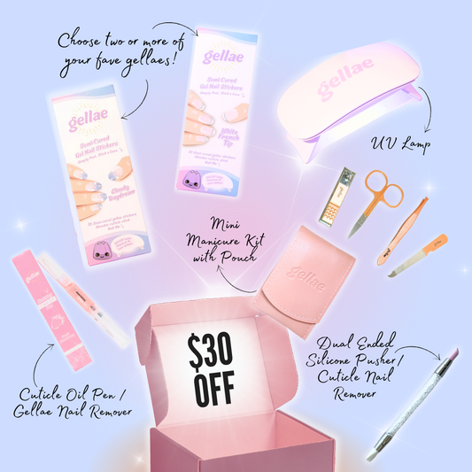 Ultimate Gel Nail Sticker Starter Kit (FREE UV LAMP With 2 Or More Gel Nail Stickers)
