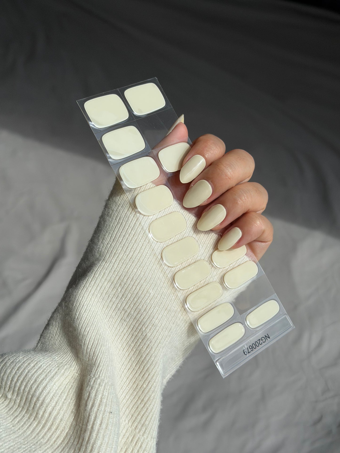 NEW Vanilla Bean Latte DIY Semicured Gel Nail Sticker Kit