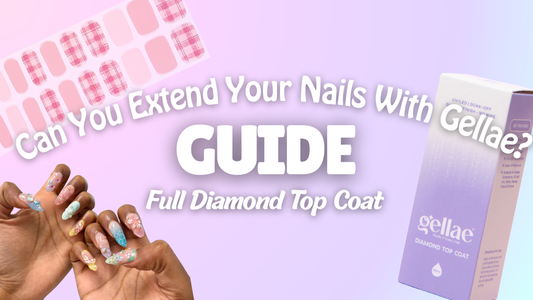 Can You Extend Your Nails With Gellae? Full Diamond Top Coat Guide
