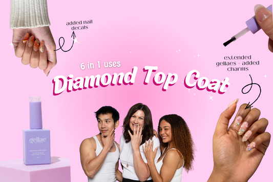 Meet the Diamond Top Coat That Does It All + Extends your gellaes
