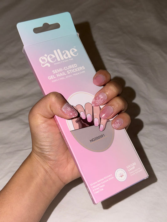 Berry Snow Cone DIY Semicured Gel Nail Sticker Kit