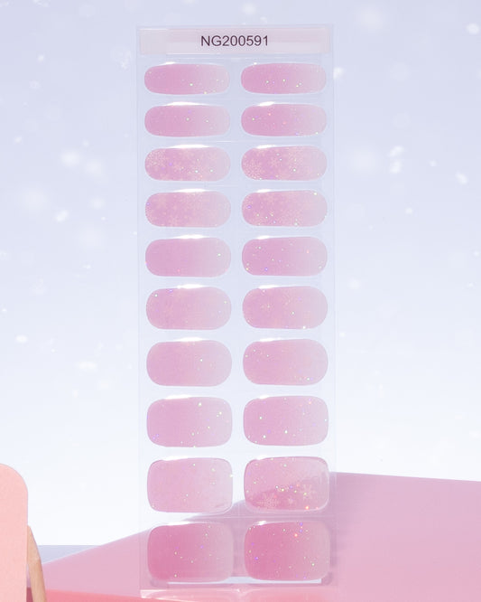 Berry Snow Cone DIY Semicured Gel Nail Sticker Kit