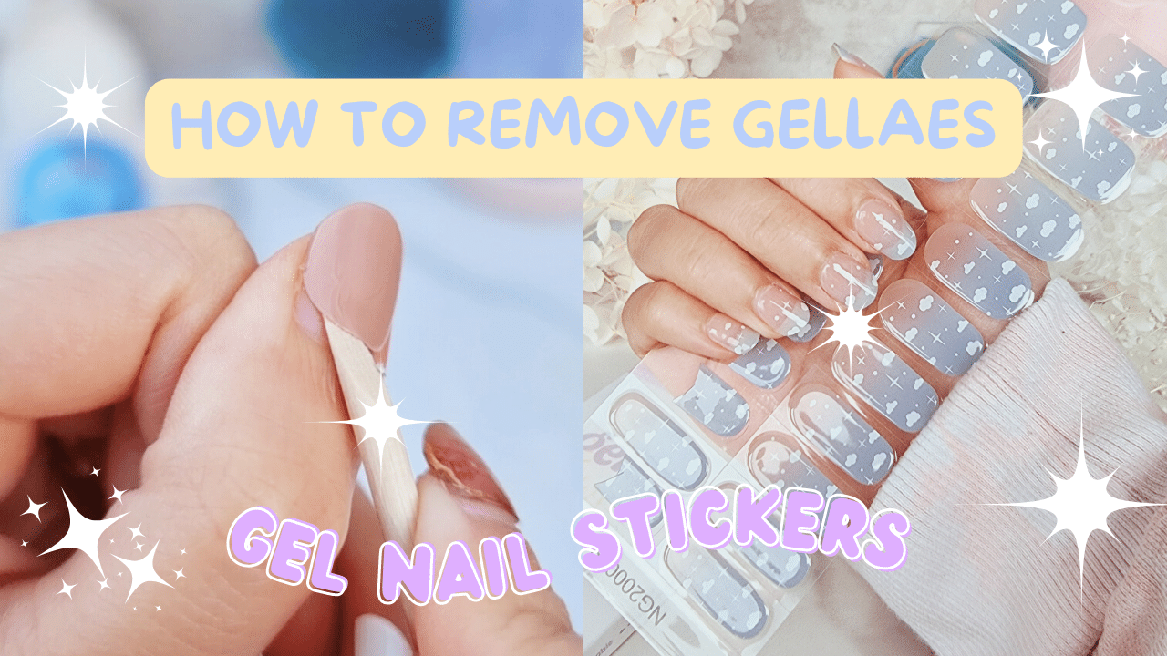 Load video: How to remove gellae diy gel nail sticker