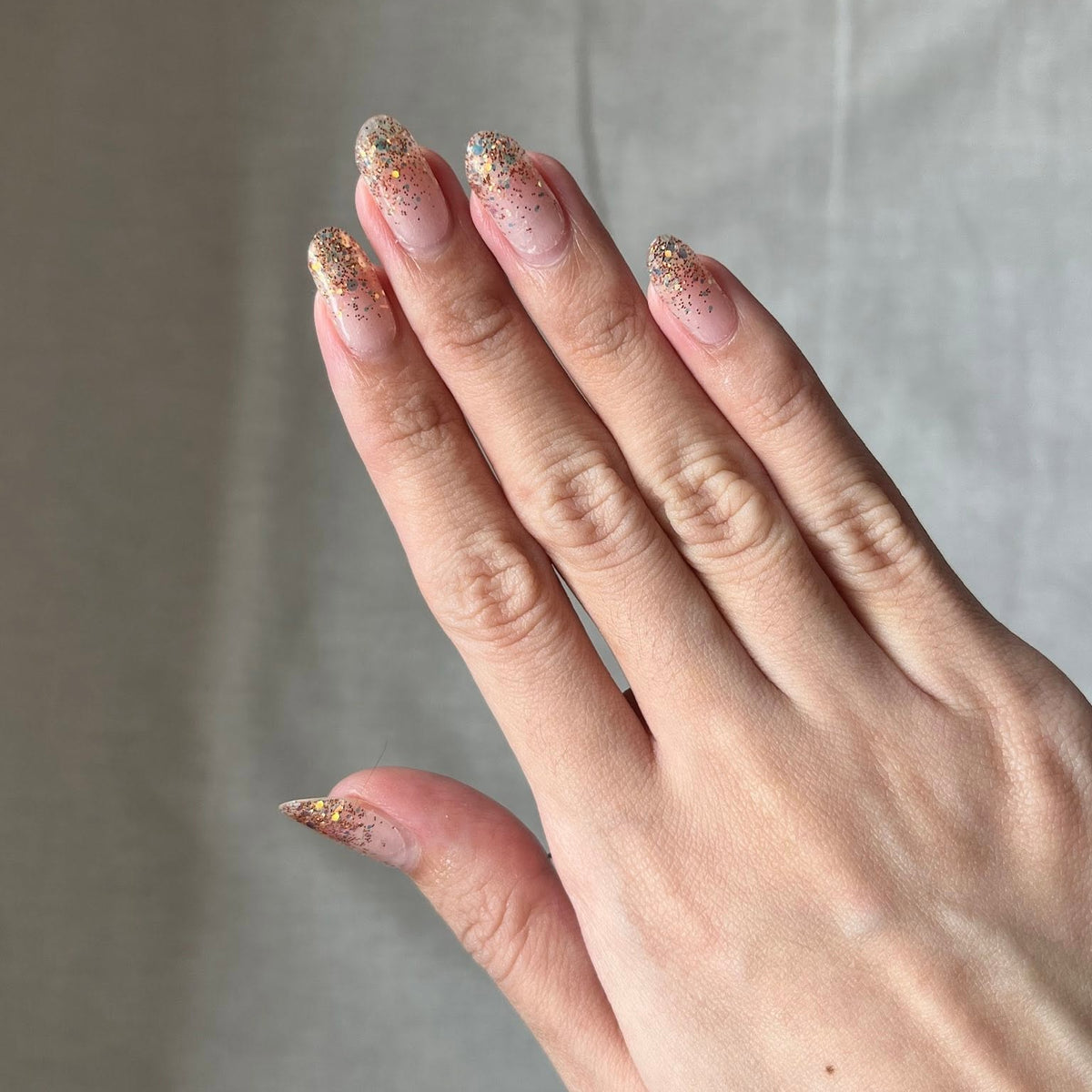 Nytårs Glitter Pop DIY Semicured Gel-negleklistermærkesæt (Limited Edition)