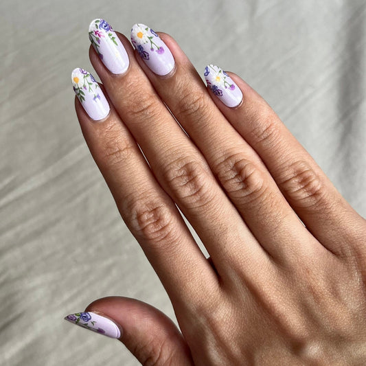 Kit de pegatinas para uñas de gel semicurado color aguamarina para hacer tú mismo