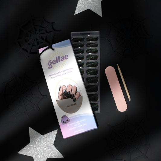 Gellae Midnight Magic Cat Eye Magnetic DIY Semicured Gel Nail Sticker Kit