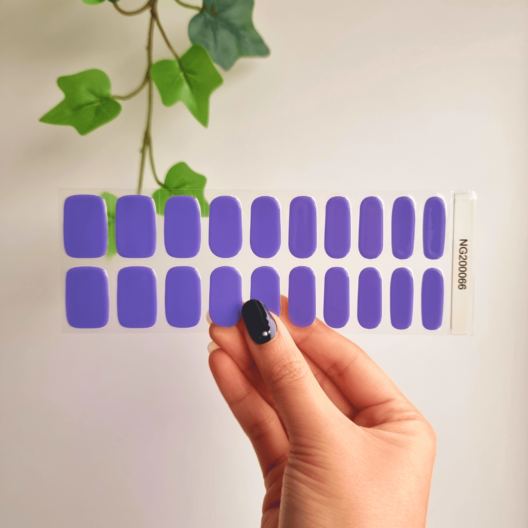 Gellae Royal Purple DIY Semicured Gel Nail Sticker Wrap Kit (2)