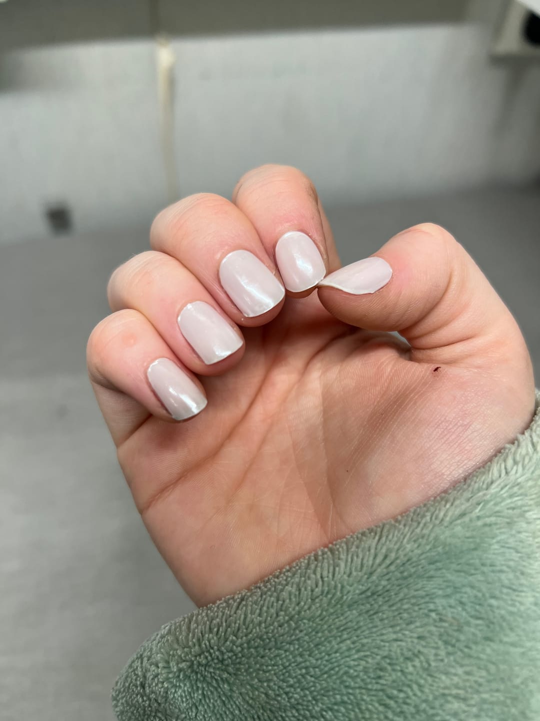 White Hailey Glazed Donut DIY Semicured Gel Nail Sticker Kit