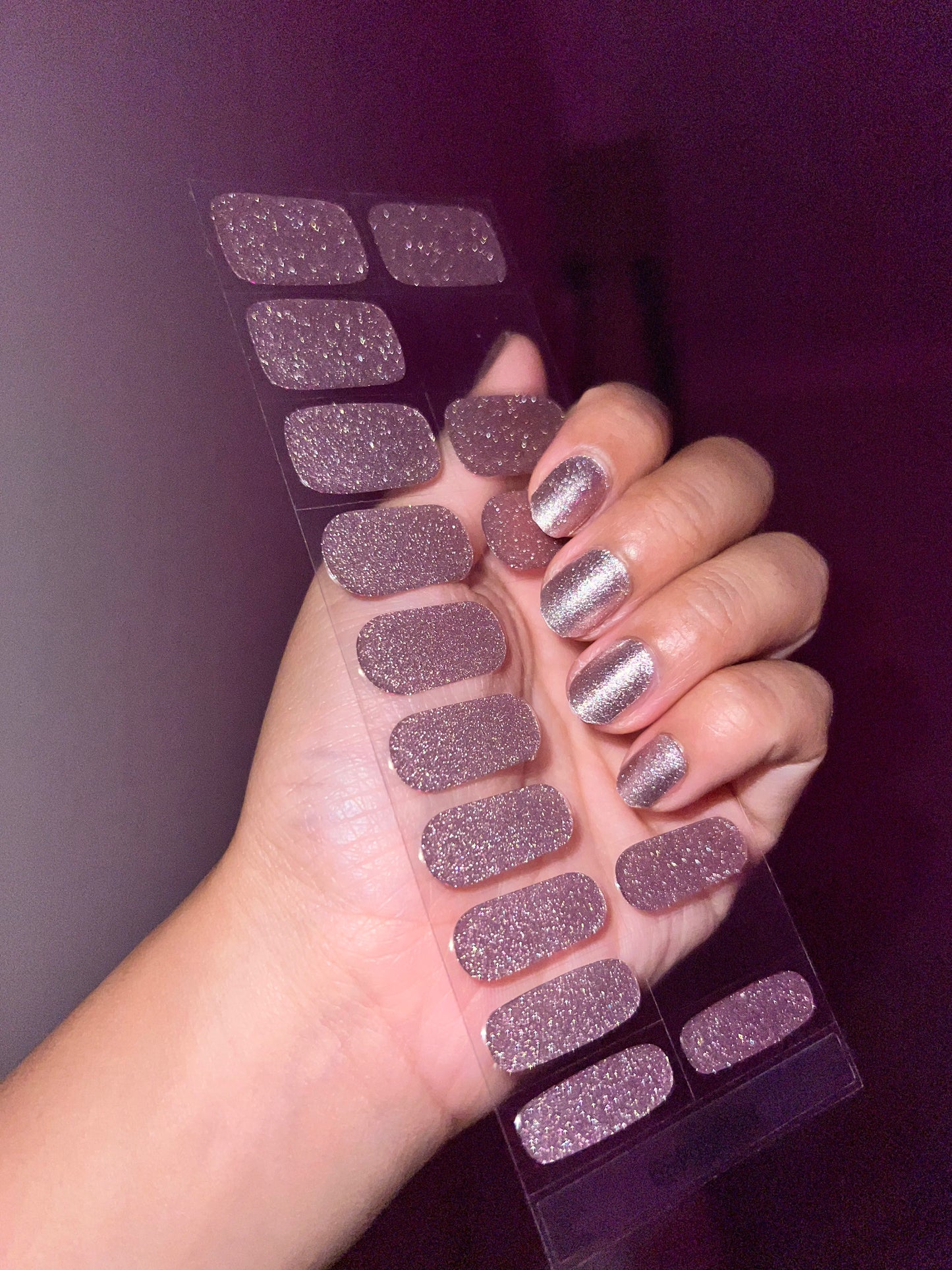 NEW Golden Sands Shimmer DIY Semicured Gel Nail Sticker Kit