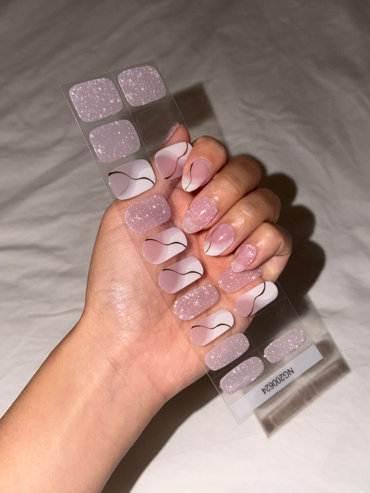 Luxe Crystal Sparkle DIY Semicured Gel Nail Sticker Kit