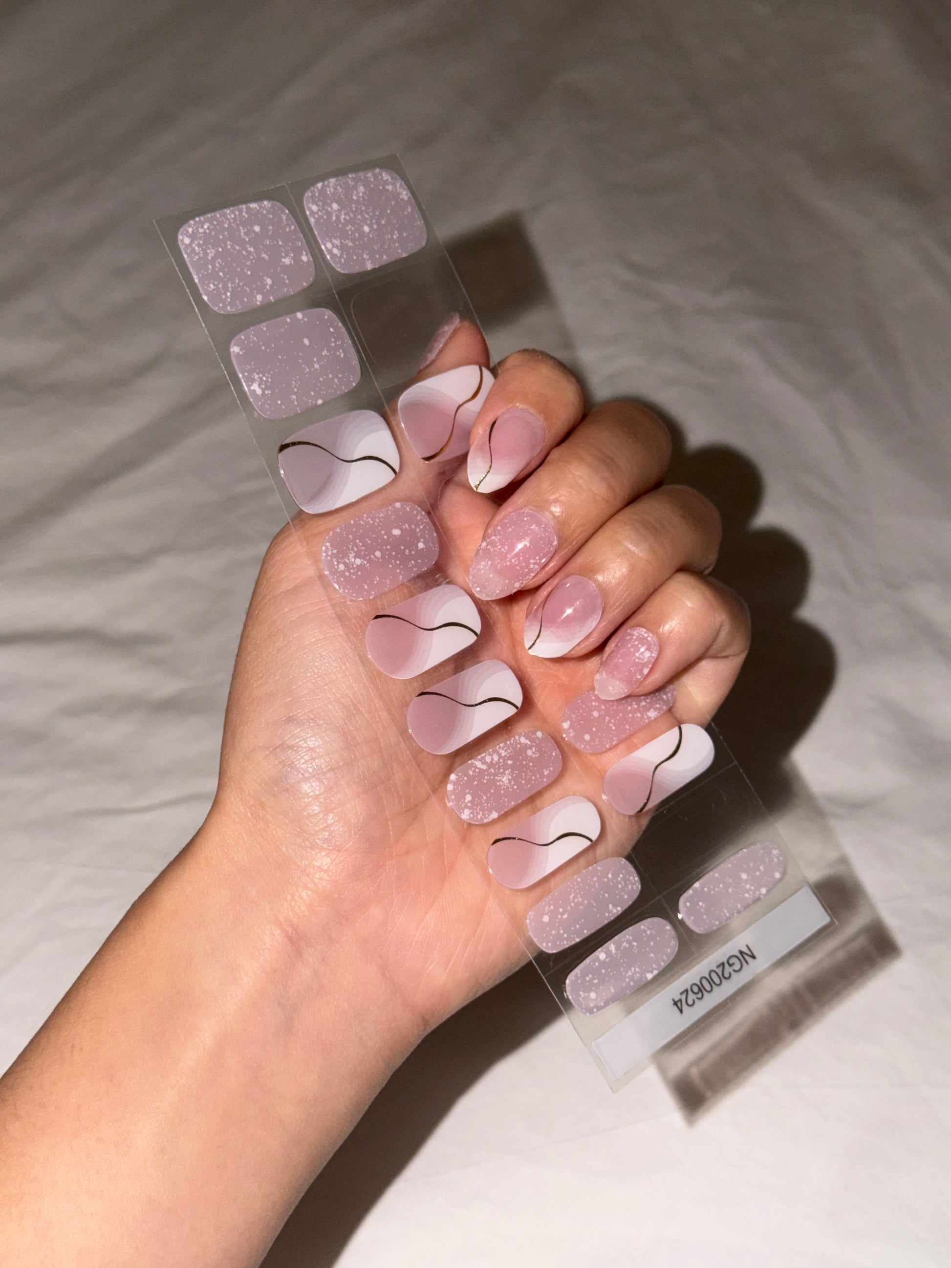 Luxe Crystal Sparkle DIY Semicured Gel Nail Sticker Kit