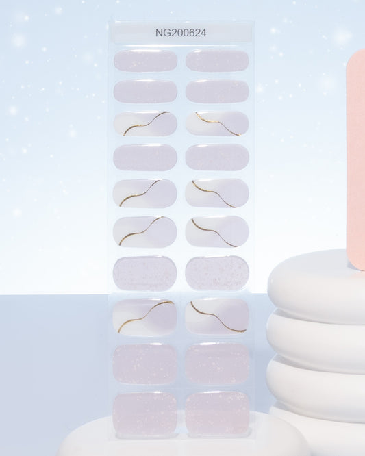 Luxe Crystal Sparkle DIY Semicured Gel Nail Sticker Kit