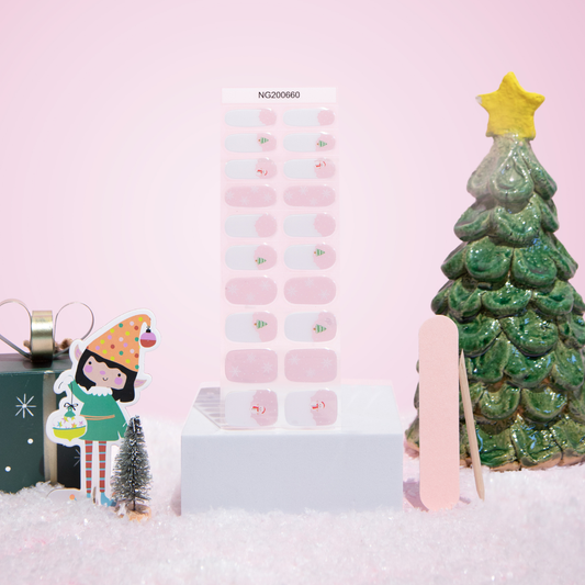 NEW Snowflake Christmas Dream DIY Semicured Gel Nail Sticker Kit (Christmas Limited Edition)