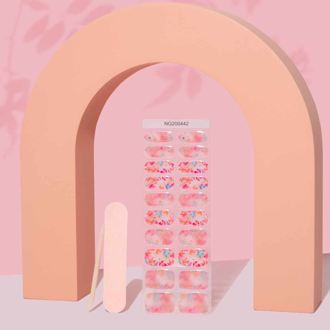 NEW Colours Of The Wind DIY Semicured Gel Nail Sticker Kit