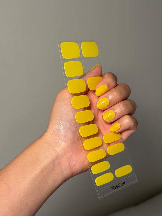 NEW Golden Buttercup DIY Semicured Gel Nail Sticker Kit