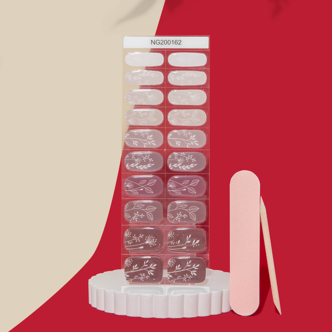NEW Ombre Woodland Grace DIY Semicured Gel Nail Sticker Kit