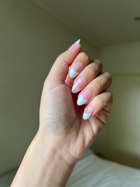 NEW Snowflake Christmas Dream DIY Semicured Gel Nail Sticker Kit (Christmas Limited Edition)