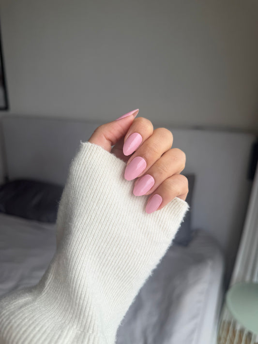 NEW Strawberry Milkshake DIY Semicured Gel Nail Sticker Kit
