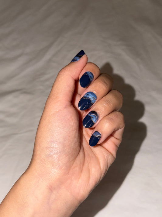 Winter Tide DIY Semicured Gel Nail Sticker Kit