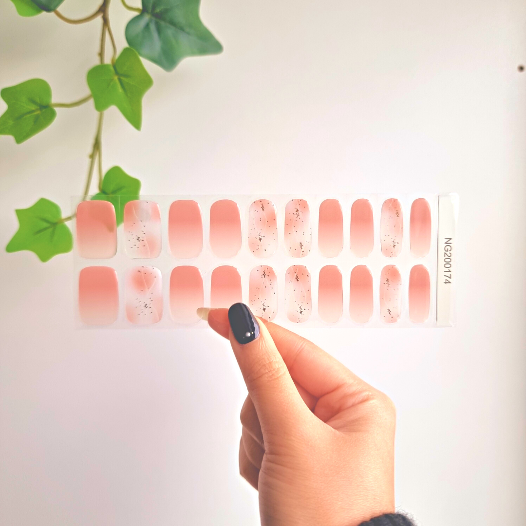 Peaches & Cream DIY Semicured Gel Nail Sticker Kit (Limited Edition)