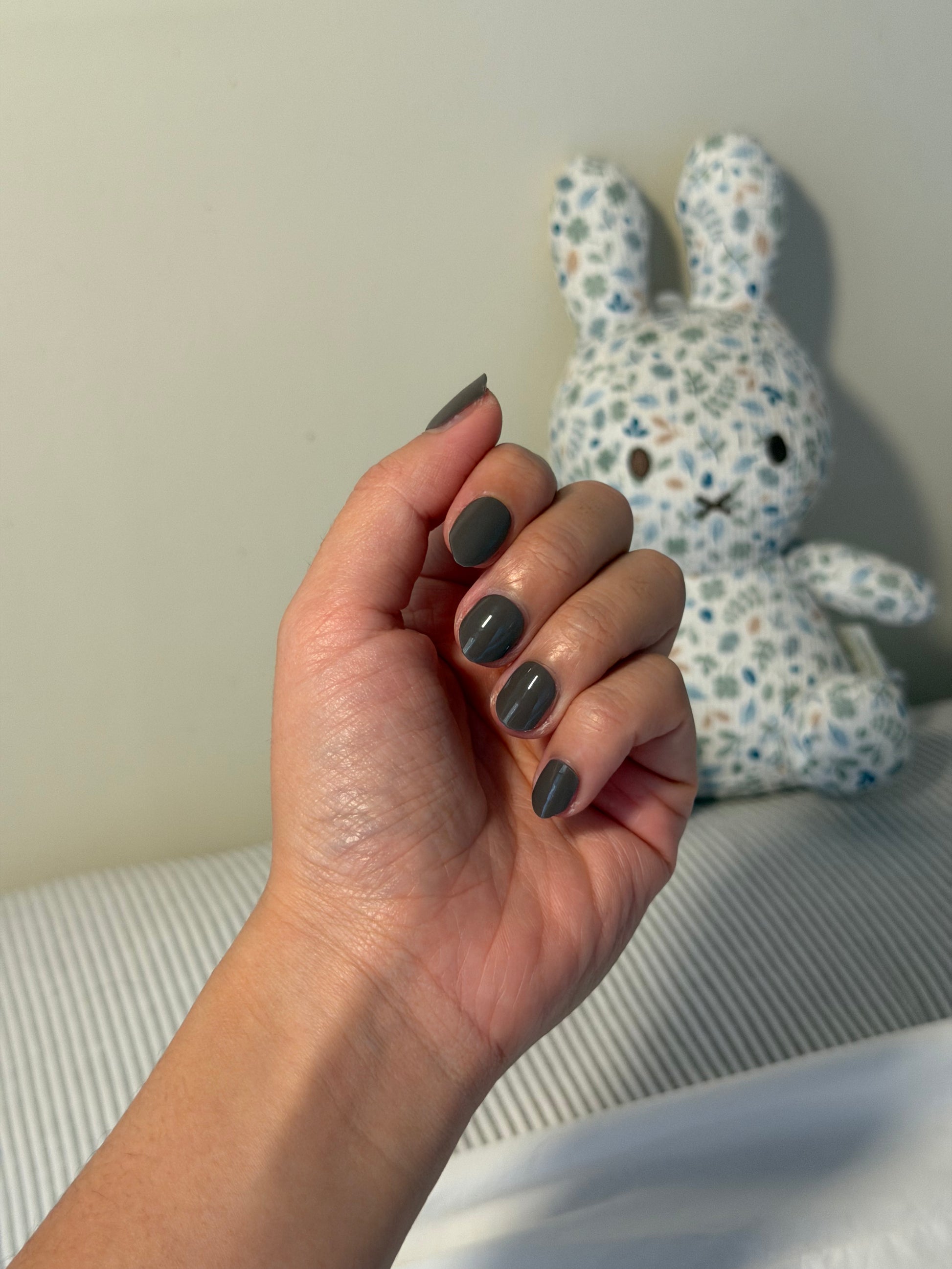 NEW Smoky Ash Oak DIY Semicured Gel Nail Sticker Kit