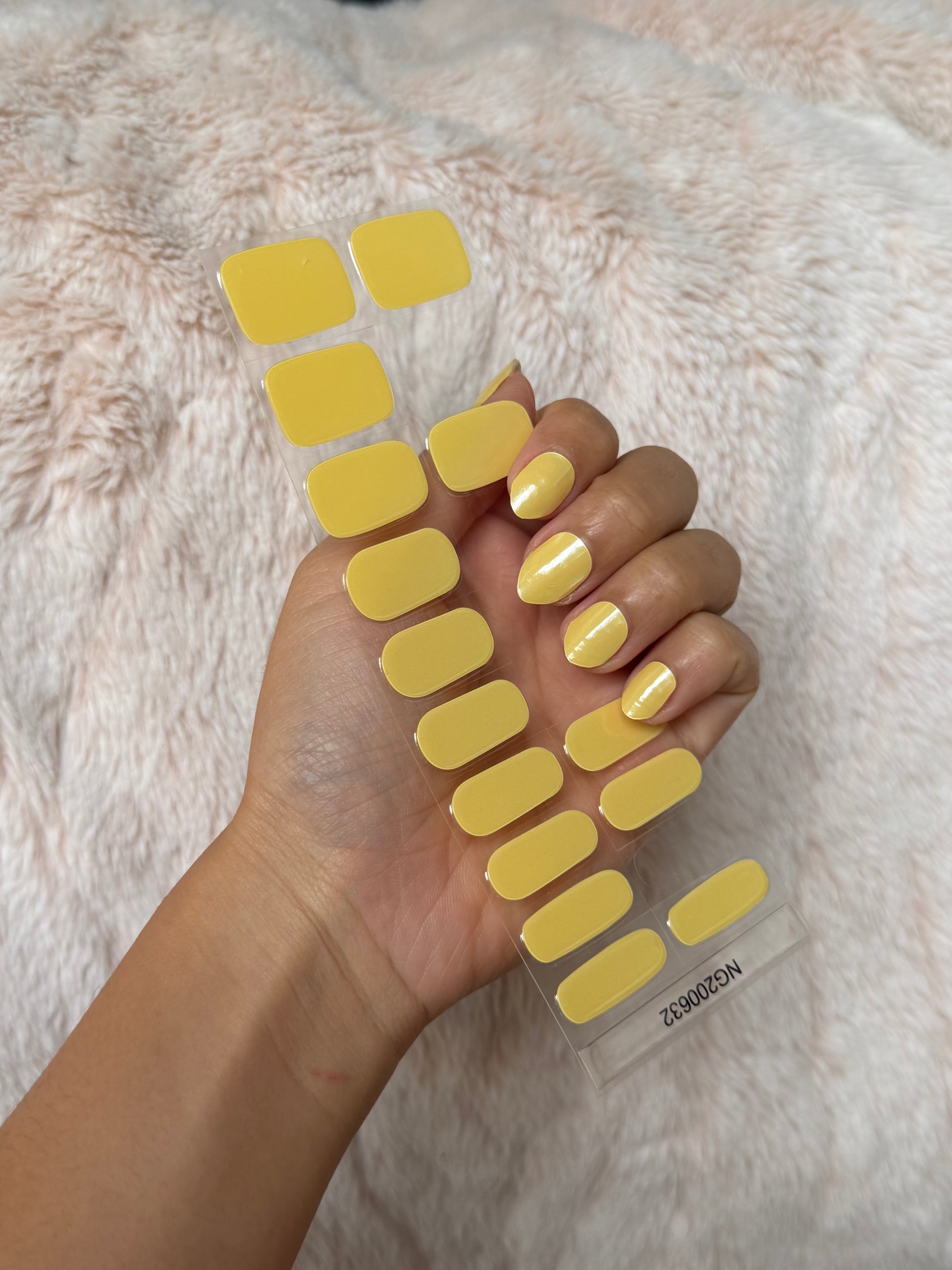 NEW Soft Butter Glaze DIY Semicured Gel Nail Sticker Kit