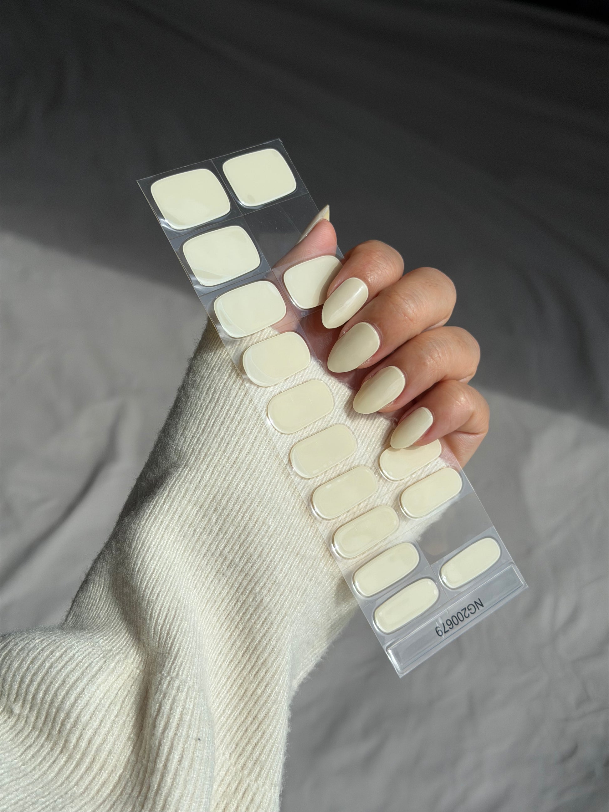 NEW Vanilla Bean Latte DIY Semicured Gel Nail Sticker Kit
