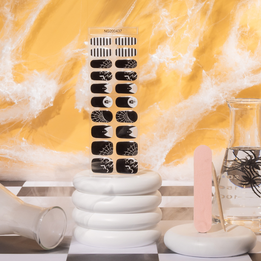Wednesday Everyday DIY Semicured Gel Nail Sticker Kit