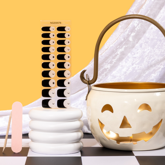 Witching Hour French Tip DIY Semicured Gel Nail Sticker Kit